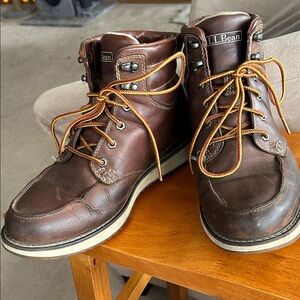L.L. Bean Brown Stonington Leather Boots